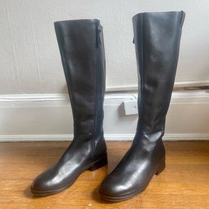 Cole Haan Knee-High Leather Riding Boot